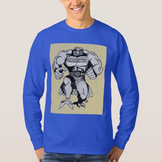 サウスレイクハイ（レストン、VA）パワーシーホーク Tシャツ (正面)