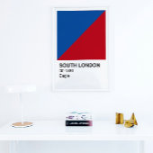 サウスロンドンイーグル – ホワ縁どイト ポスター