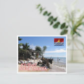 サウス多良和 – キリバス – パノラマ –  ポストカード (スタンド正面)