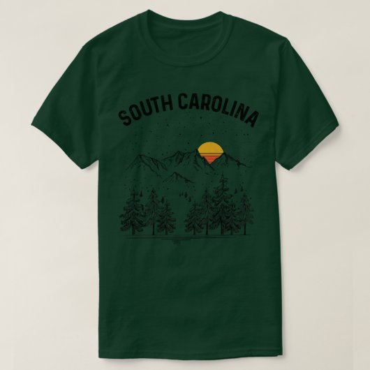 サウス州ヴィンテージレトロ Tシャツ (デザイン正面)