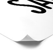 サウス熟成のおもしろい古いソーセージのパンス ポスター (角)