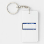 サウス空白のカロライナ州免許プレート キーホルダー (正面)