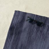 サウス素朴カロライナのパルメットと月 ビーチタオル (インサイチュ)