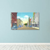 サウス通りビューオブジェネシー通り キャンバスプリント (インサイチュ (ウッドフロア))