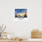 サウス飛んでいるプリント ポスター (キッチン)