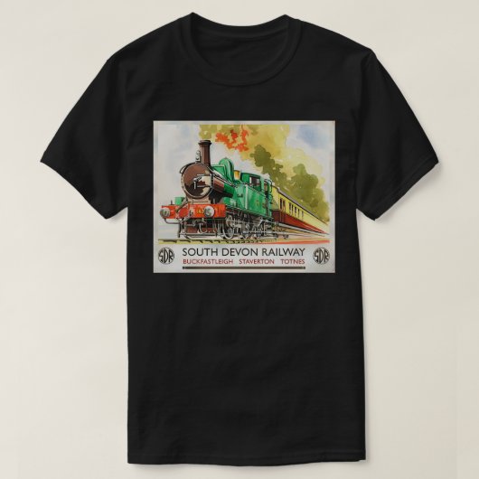 サウス・デボン鉄道2 Tシャツ (デザイン正面)