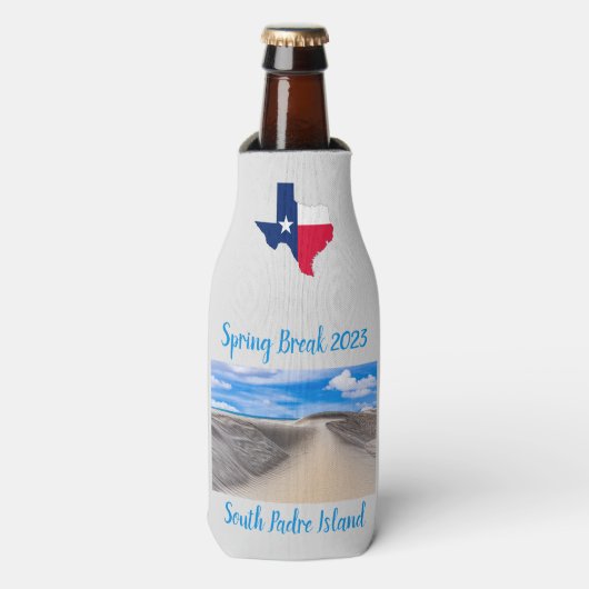 サウス・パドレアイランドでの春休み ボトルクーラー (ボトル正面)