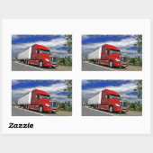 サウダーのカスカディアのステッカー 長方形シール (シート)