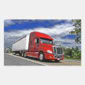 サウダーのカスカディアのステッカー 長方形シール (正面)