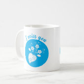 サウダーは私はあなた恋しく思のポルガルのハートを意味する コーヒーマグカップ (正面左)