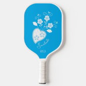 サウダーは私はあなた恋しく思のポルガルのハートを意味する ピックルボールラケット (裏面)