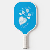 サウダーは私はあなた恋しく思のポルガルのハートを意味する ピックルボールラケット (正面)
