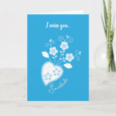 サウダージェとは、ポルトガル語で「あなたに会いたい」という切なさを表す言葉です。 カード (正面)