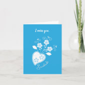 サウダージェとは、ポルトガル語で「あなたに会いたい」という切なさを表す言葉です。 カード (正面)