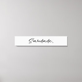 サウダードブラック キャンバスプリント