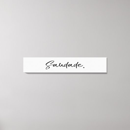 サウダードブラック キャンバスプリント (正面)