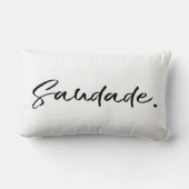 サウダードブラック ランバークッション (裏面)