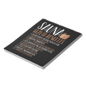 サウナの健康上の利点 ノートパッド (回転)