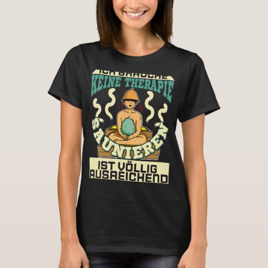 サウナスパマッサージスウェットルームバンヤ1 Tシャツ (正面)