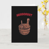 サウナフートゥサウナス カード (黄色い花)