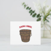 サウナ Sweat With Me サウナ ポストカード (スタンド正面)