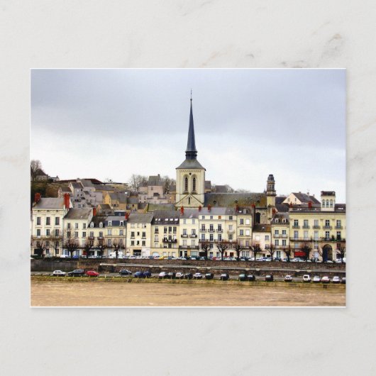 サウミュールリバーバンクのシーンハガキ ポストカード (正面)