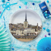 サウミュールリバーバンクシーン紙プレート ペーパープレート (パーティー)