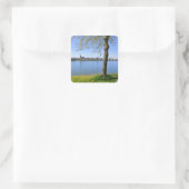 サウムールのはがきのロワールの銀行 スクエアシール (バッグ)