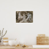 "サウルとエンドールの魔女"の勉強 ポスター (キッチン)