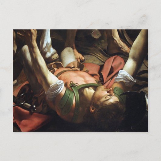 サウルの改宗 ポストカード (正面)