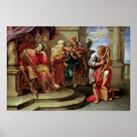 サウロ聞はダビデ遊トの竪琴に ポスター (正面)