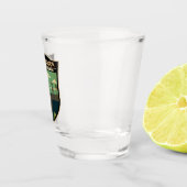 サウンオンケープギリシャ旅行アートヴィンテージ ショットグラス (右)