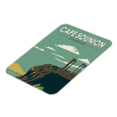 サウンオンケープギリシャ旅行アートヴィンテージ マグネット (左側)