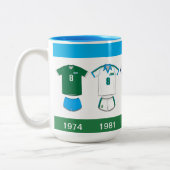 サウンダージャージーの歴史 ツートーンマグカップ (左)