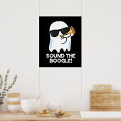 サウンドおもしろいザ・ブーグル幽霊Bugle Pun Dark BG ポスター (キッチン)