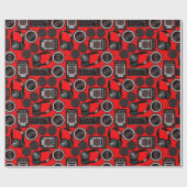 サウンドおよびサブウーハーのスピーカー ラッピングペーパー (フラット)