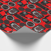 サウンドおよびサブウーハーのスピーカー ラッピングペーパー (角)