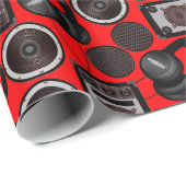 サウンドおよびサブウーハーのスピーカー ラッピングペーパー (ロールコーナー)