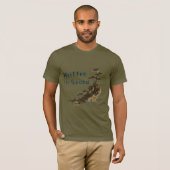 サウンドで書かれた メンズTシャツ Tシャツ (正面フル)