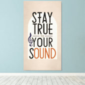 サウンドに忠実2 キャンバスプリント (インサイチュ (ウッドフロア))