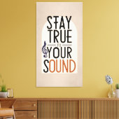 サウンドに忠実2 キャンバスプリント (インサイチュ (リビング))