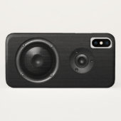 サウンドのスピーカおもしろいミュージック Case-Mate iPhoneケース (裏面(横))