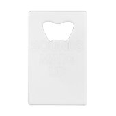 サウンドの構成 クレジットカード栓抜き (裏面)