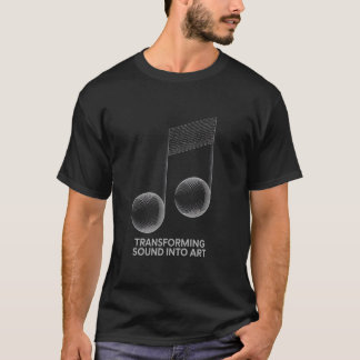 サウンドをアートに変える AV技術者 オーディオエンジニア Tシャツ
