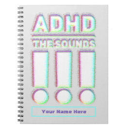 サウンドをADHD!!パステルカラー ノートブック