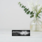 サウンドウェーブ – 赤と黒 スキニー名刺 (スタンド正面)