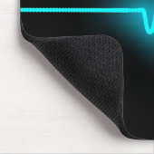 サウンドウェーブ – 黒の青 マウスパッド (コーナー)