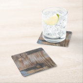 サウンドウッドI スクエアペーパーコースター (インサイチュ)