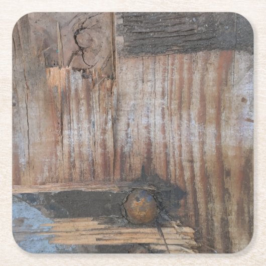 サウンドウッドI スクエアペーパーコースター (正面)