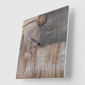 サウンドウッドI スクエア壁時計 (傾斜)